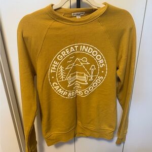 CAMP The Great Indoors Mustard Sweatshirt